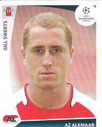 Gill Swerts AZ Alkmaar samolepka UEFA Champions League 2009/10 #500